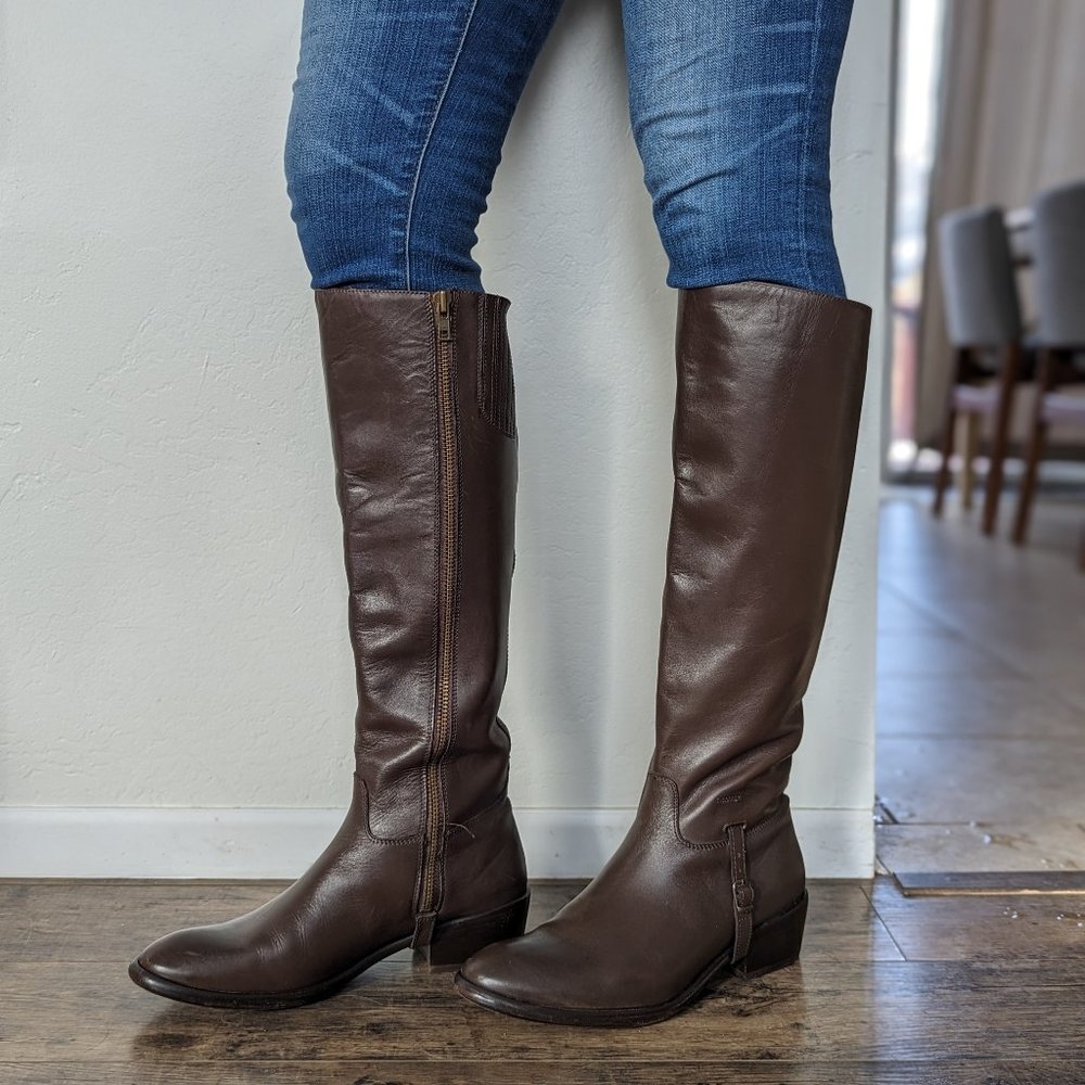 Chocolate Brown Ariat Tall Preston Boots